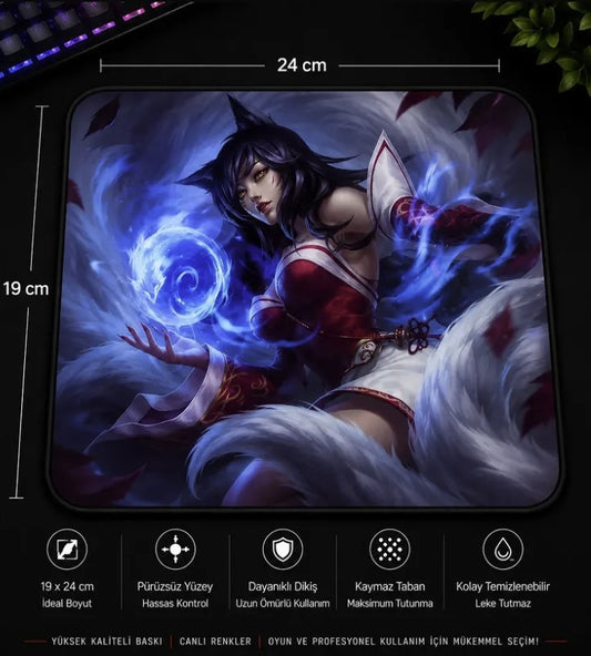 League Of Legends Ahri Mousepad